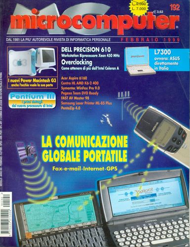 Copertina del numero di MCmicrocomputer contenente l'articolo