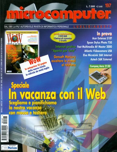 Copertina del numero di MCmicrocomputer contenente l'articolo