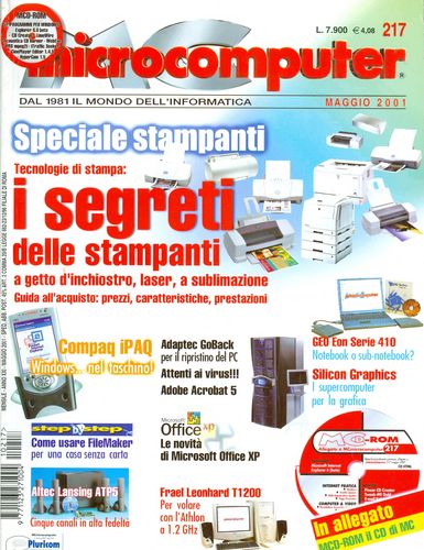 Copertina del numero di MCmicrocomputer contenente l'articolo