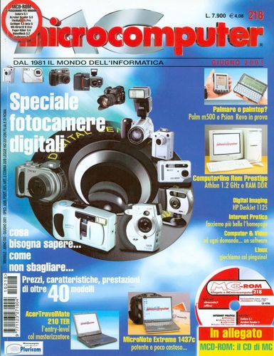 Copertina del numero di MCmicrocomputer contenente l'articolo