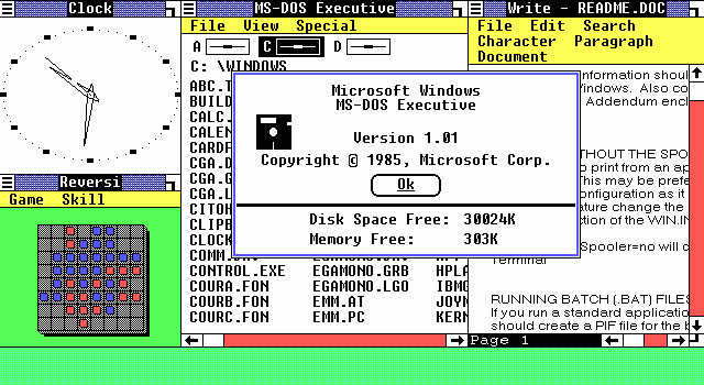 Windows 1.0 - Clicca per ingrandire...
