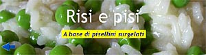 Risi e pisi - A base di pisellini surgelati