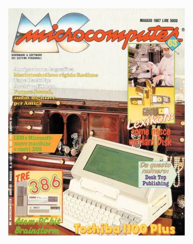 Copertina del numero di MCmicrocomputer contenente l'articolo