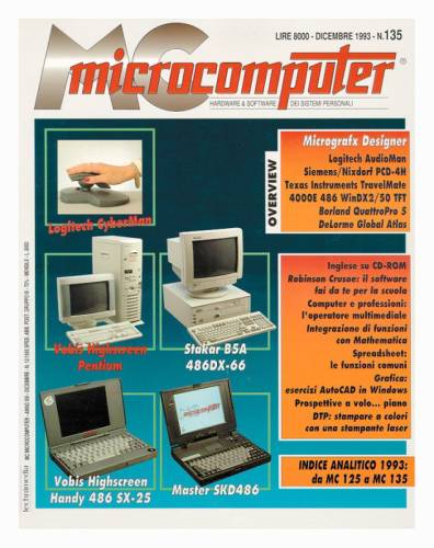 Copertina del numero di MCmicrocomputer contenente l'articolo